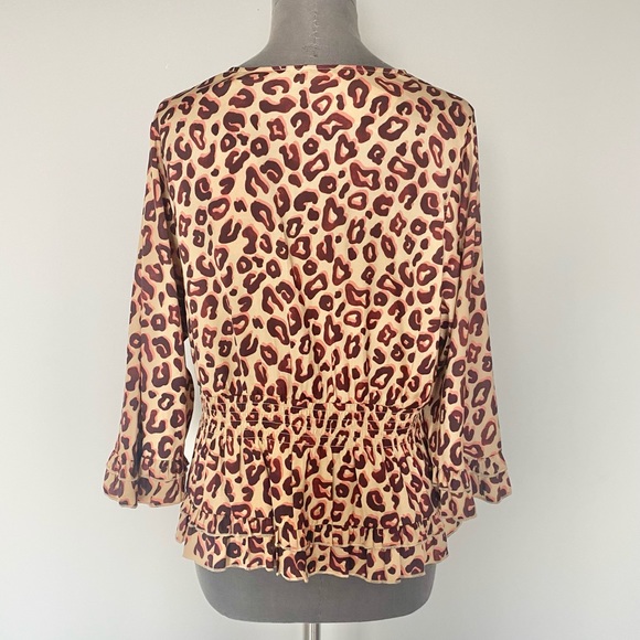 Scotch & Soda Ruffle V-neck Blouse Combo K Large - Picture 8 of 12